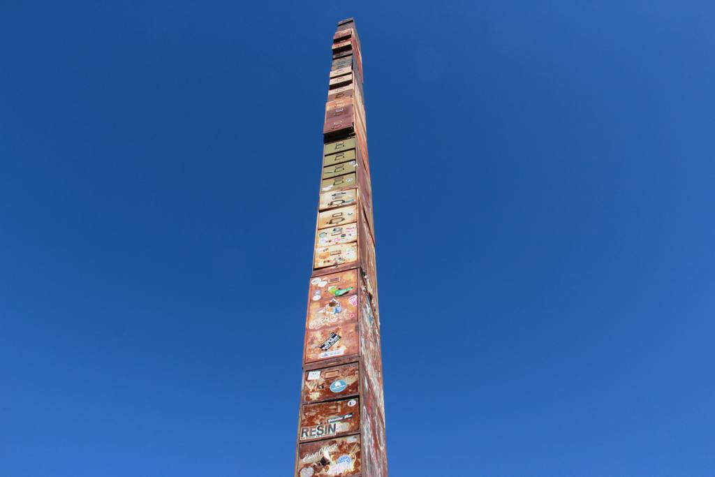 Worlds tallest filing cabinet in Burlington, VT